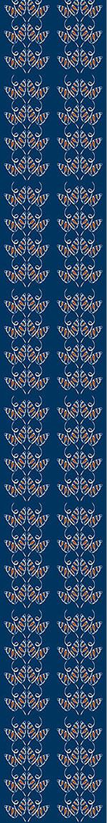 patterned-wallpaper-attracting-butterflies-in-blue