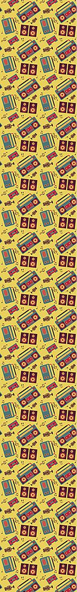 patterned-wallpaper-retro-sound-machines