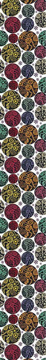 patterned-wallpaper-filigree-pop-art-circles