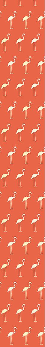 patterned-wallpaper-sunset-flamingo