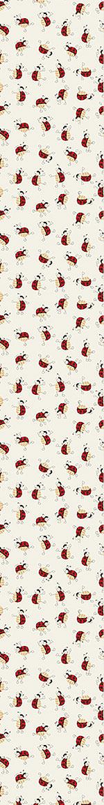 patterned-wallpaper-cartoon-ladybugs-dancing