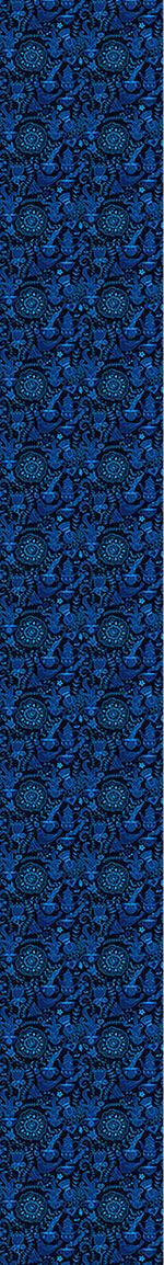 patterned-wallpaper-drink-tea-at-night