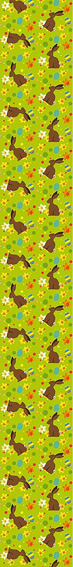 patterned-wallpaper-easter-bunny-green