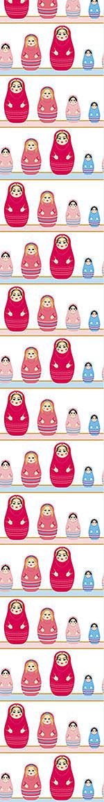 patterned-wallpaper-baboushka-dolls