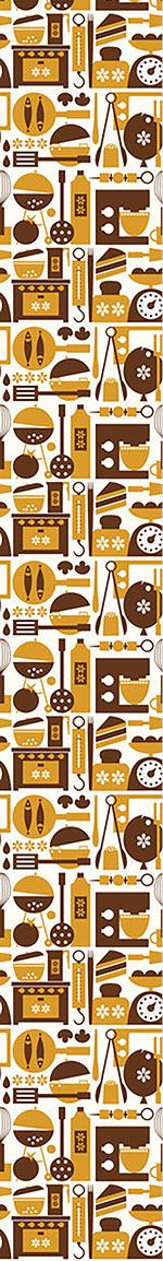 patterned-wallpaper-grill-party