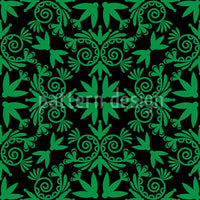 patterned-wallpaper-green-folk