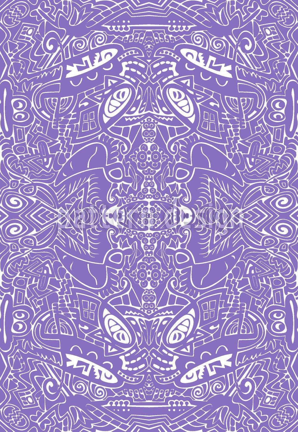 patterned-wallpaper-abstract-mosaic-vision