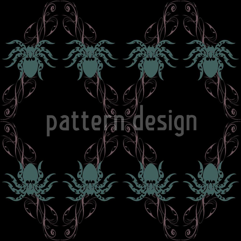 patterned-wallpaper-tarantula