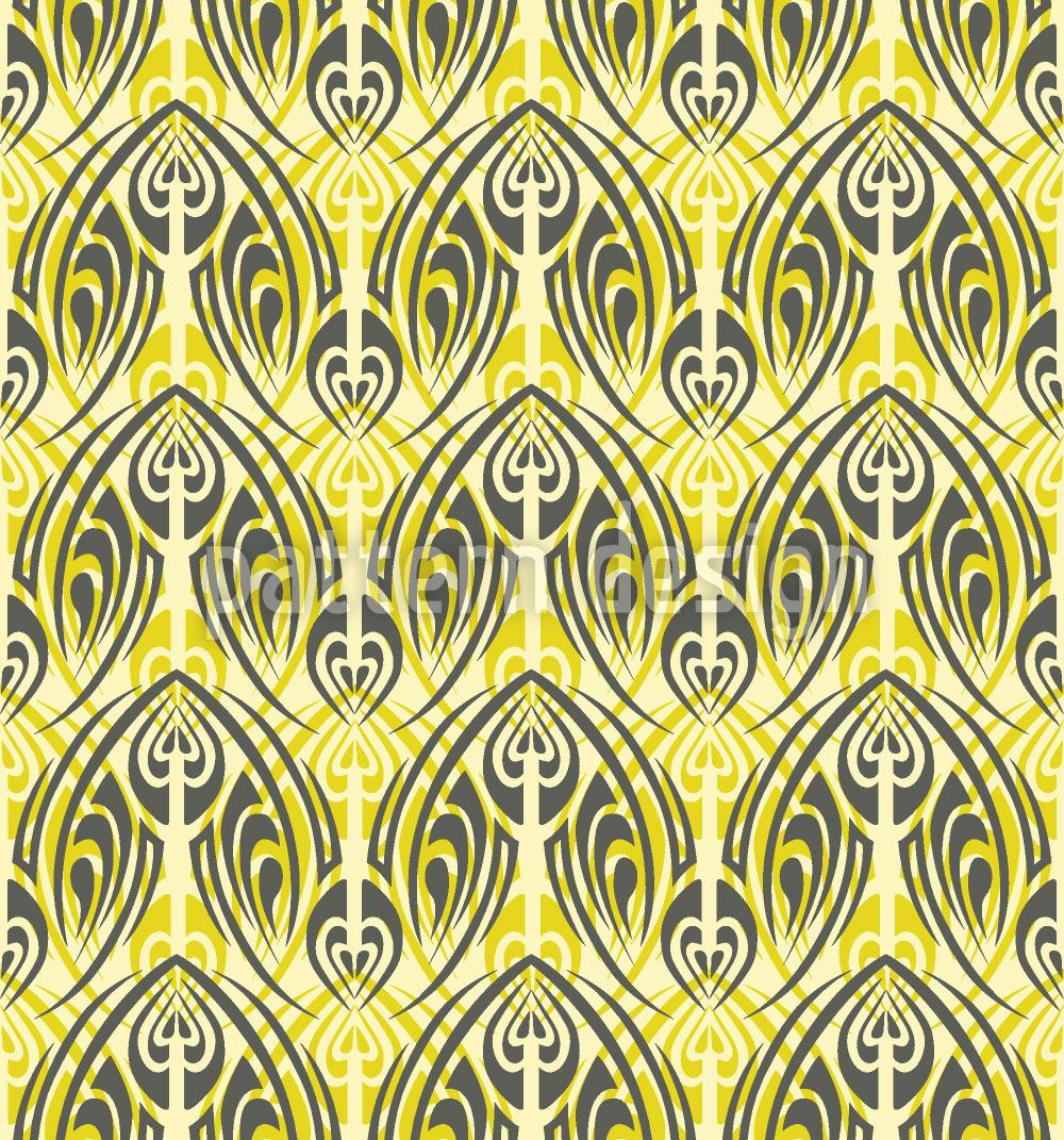 patterned-wallpaper-lightgreen-maori