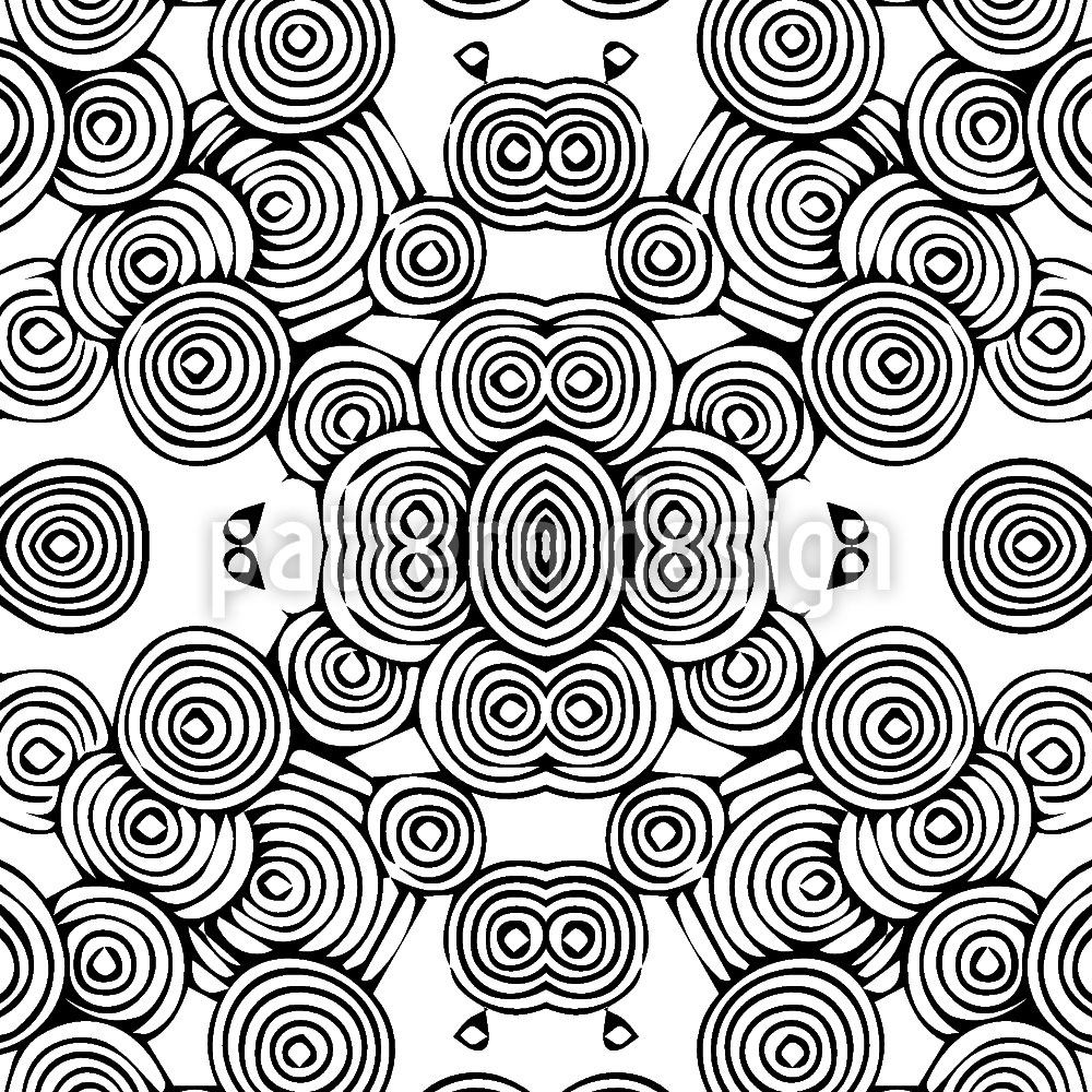 patterned-wallpaper-circulating-flowers
