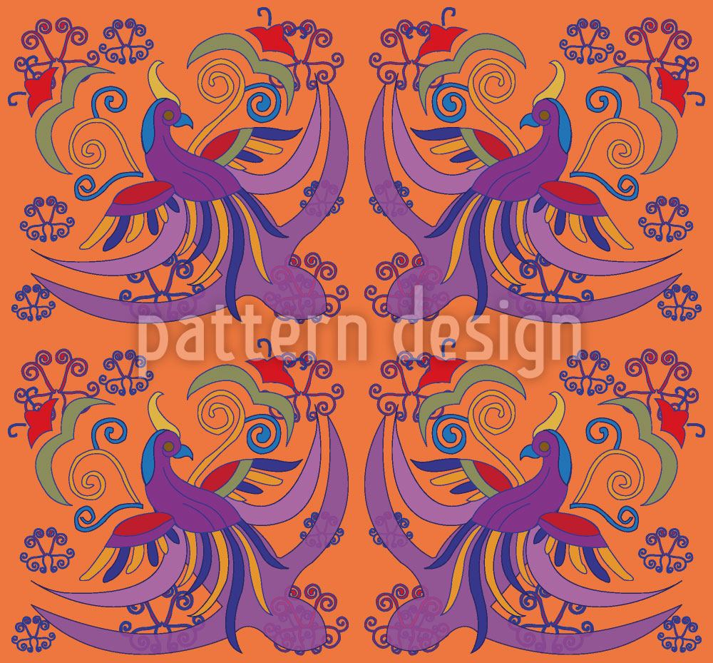 patterned-wallpaper-bird-of-paradise