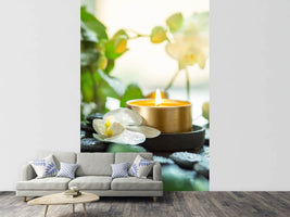 photo-wallpaper-zen-orchid-and-candle