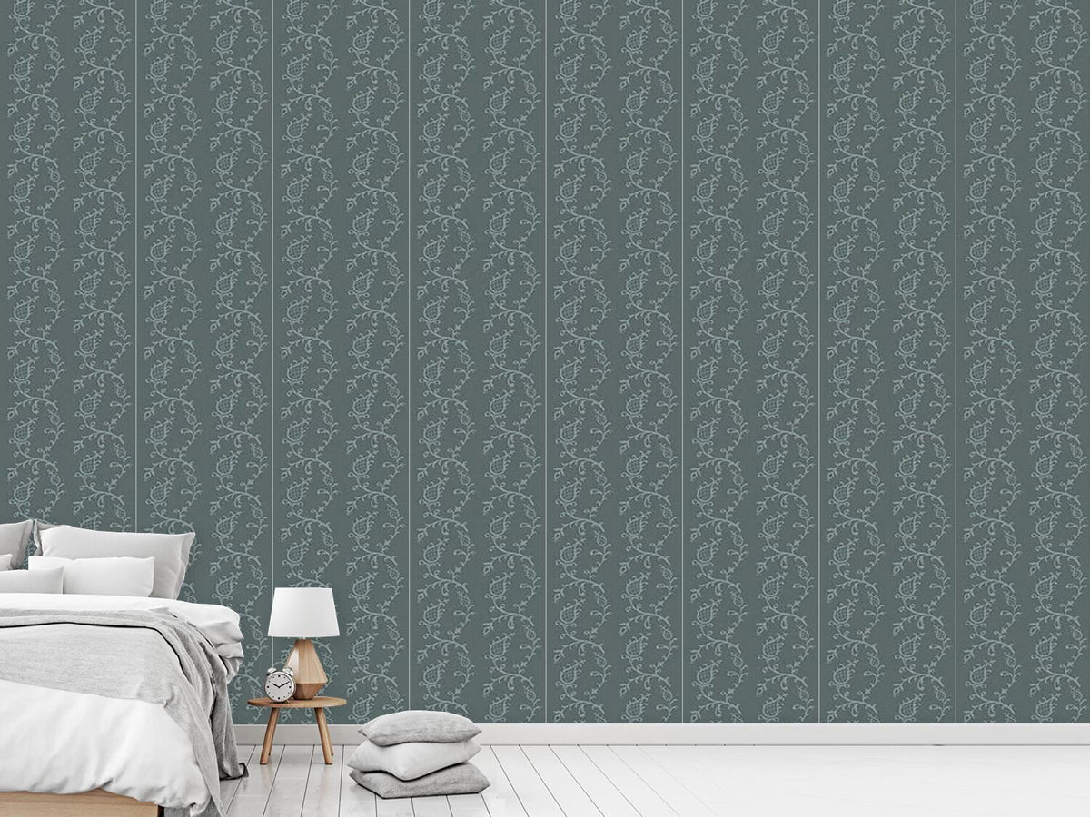 patterned-wallpaper-cinderella-grey