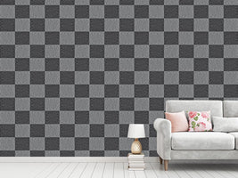 patterned-wallpaper-checkerboard-bows