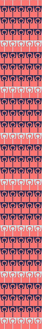 patterned-wallpaper-flowerpots-flamingo