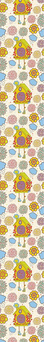 patterned-wallpaper-cuckoo-clock