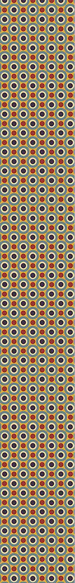 patterned-wallpaper-dot-and-circle-in-the-retro-room