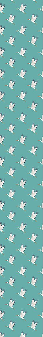 patterned-wallpaper-stork-flight