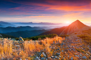 photo-wallpaper-sunset-in-the-alps