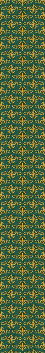 patterned-wallpaper-cinderella-green