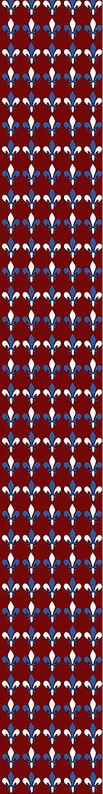 patterned-wallpaper-fleurs-de-lis-rouge