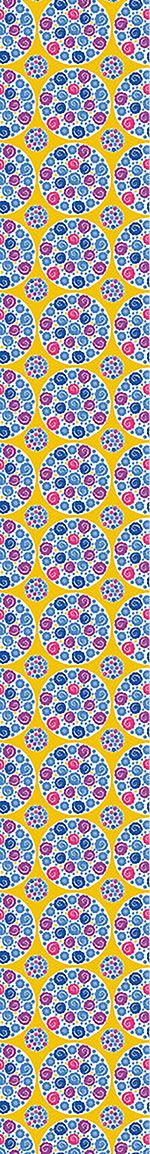 patterned-wallpaper-flower-bouquet-yellow