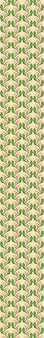 patterned-wallpaper-tendrils-with-pink