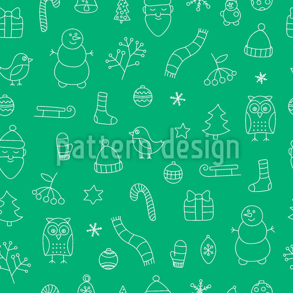 patterned-wallpaper-merry-christmas-time