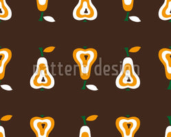 patterned-wallpaper-chocolate-fondue-with-pear