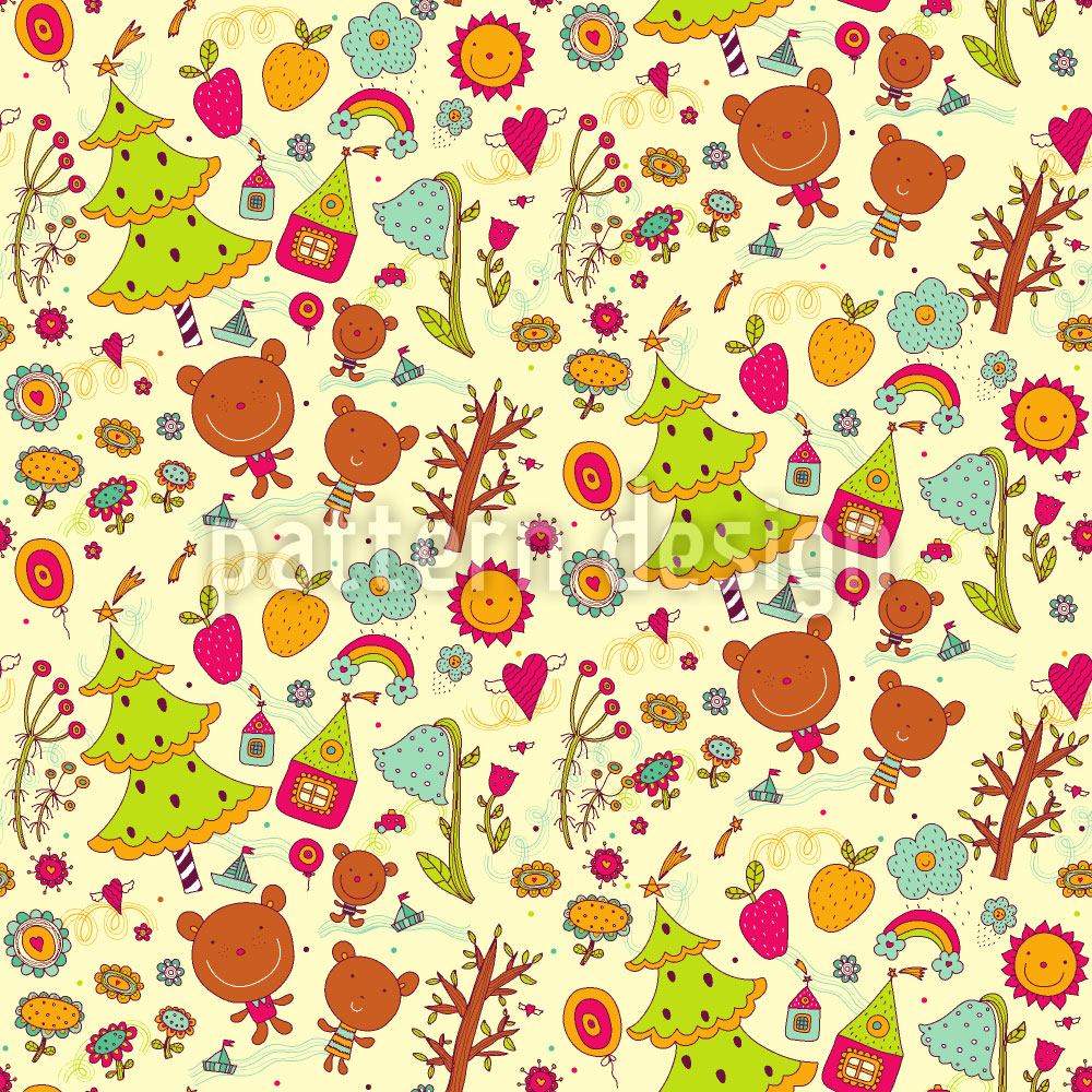 patterned-wallpaper-bear-celebration