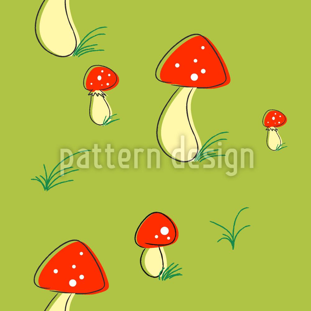 patterned-wallpaper-bold-fly-agarics