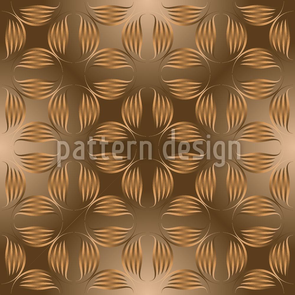 patterned-wallpaper-leaf-in-brown