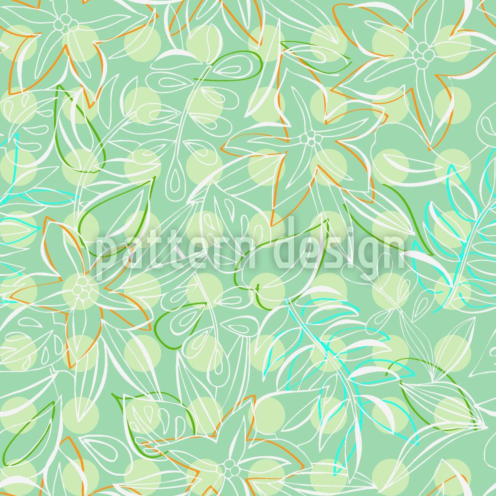 patterned-wallpaper-polkadot-tropical