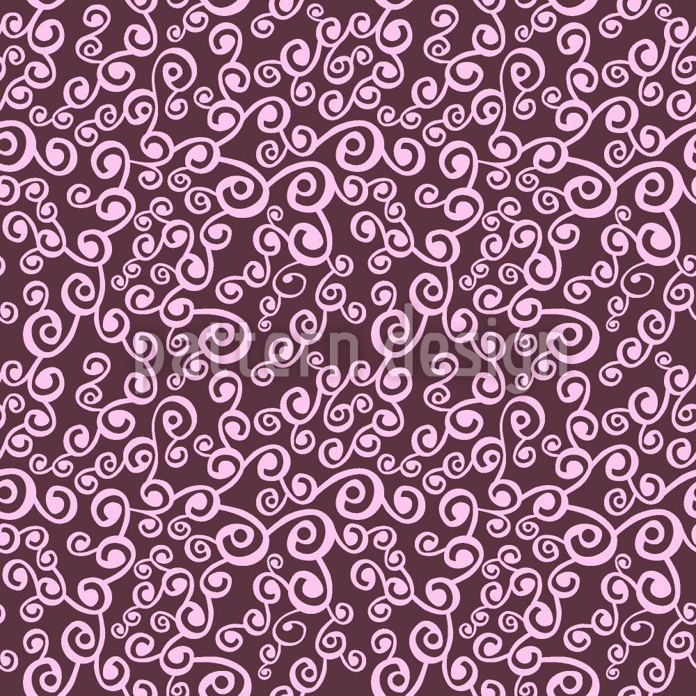 patterned-wallpaper-squiggle-curls