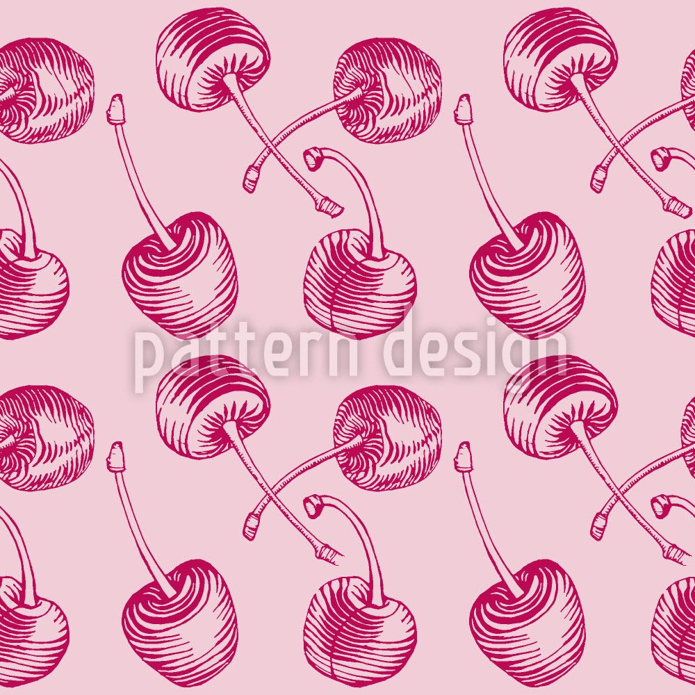 patterned-wallpaper-cherry-engraving