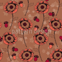 patterned-wallpaper-boheme-fantasyflowers-brown