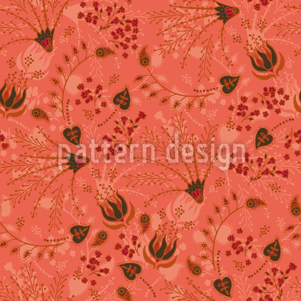 patterned-wallpaper-natashas-magic-garden-apricot