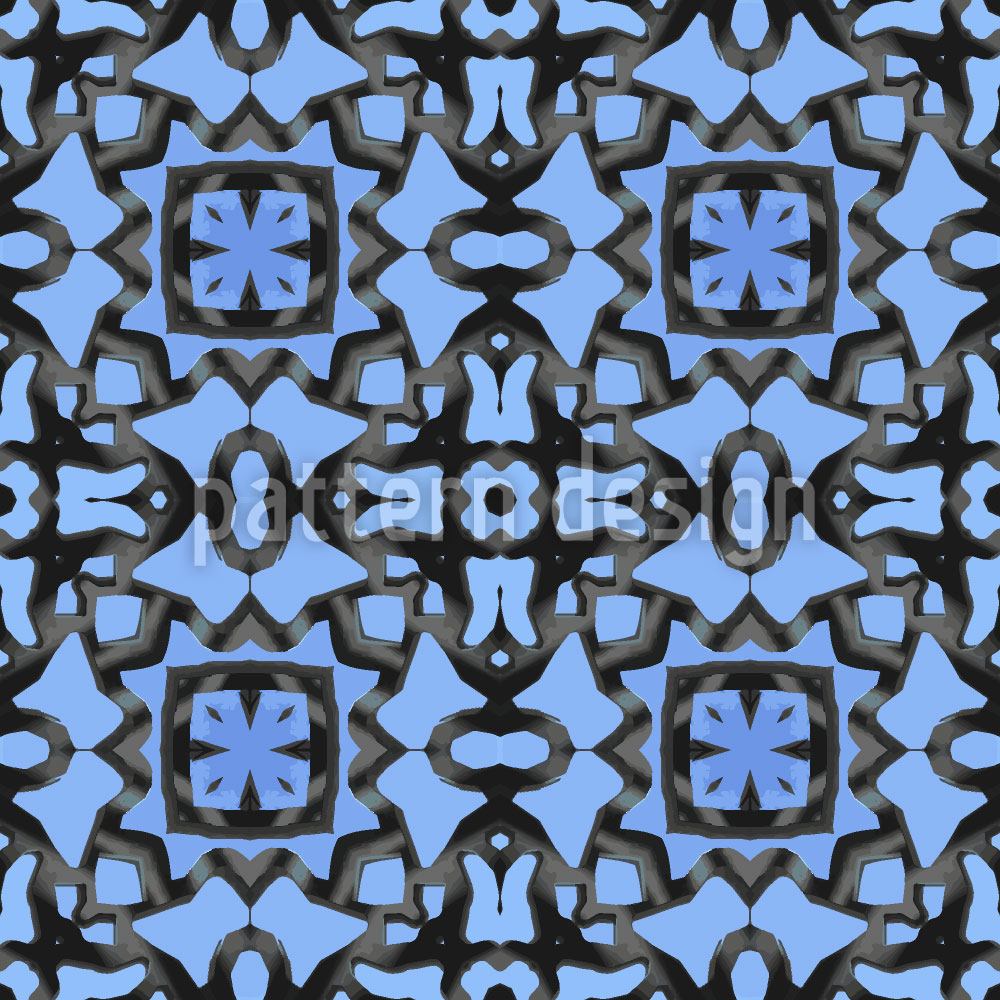 patterned-wallpaper-blue-orient