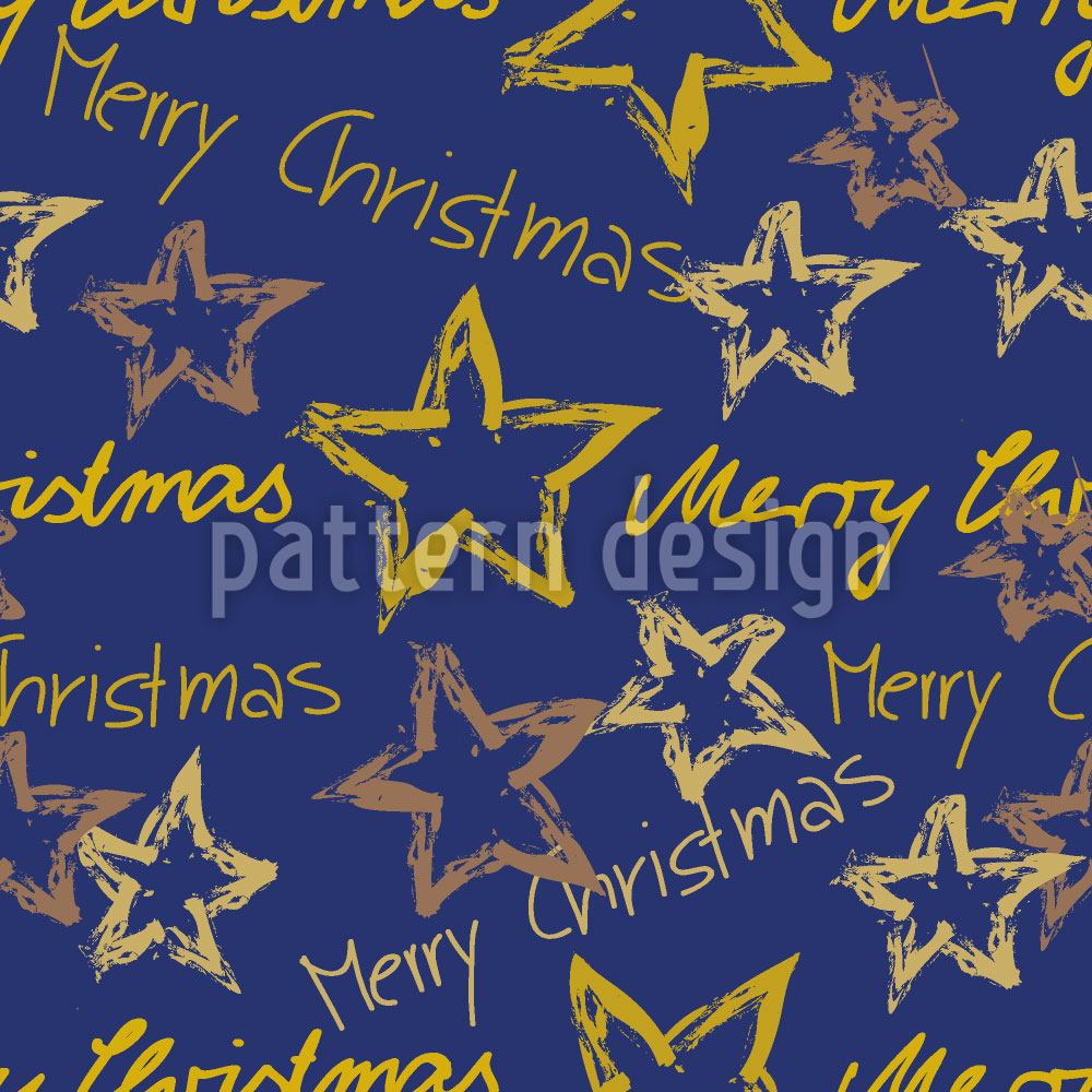 patterned-wallpaper-merry-christmas-blue