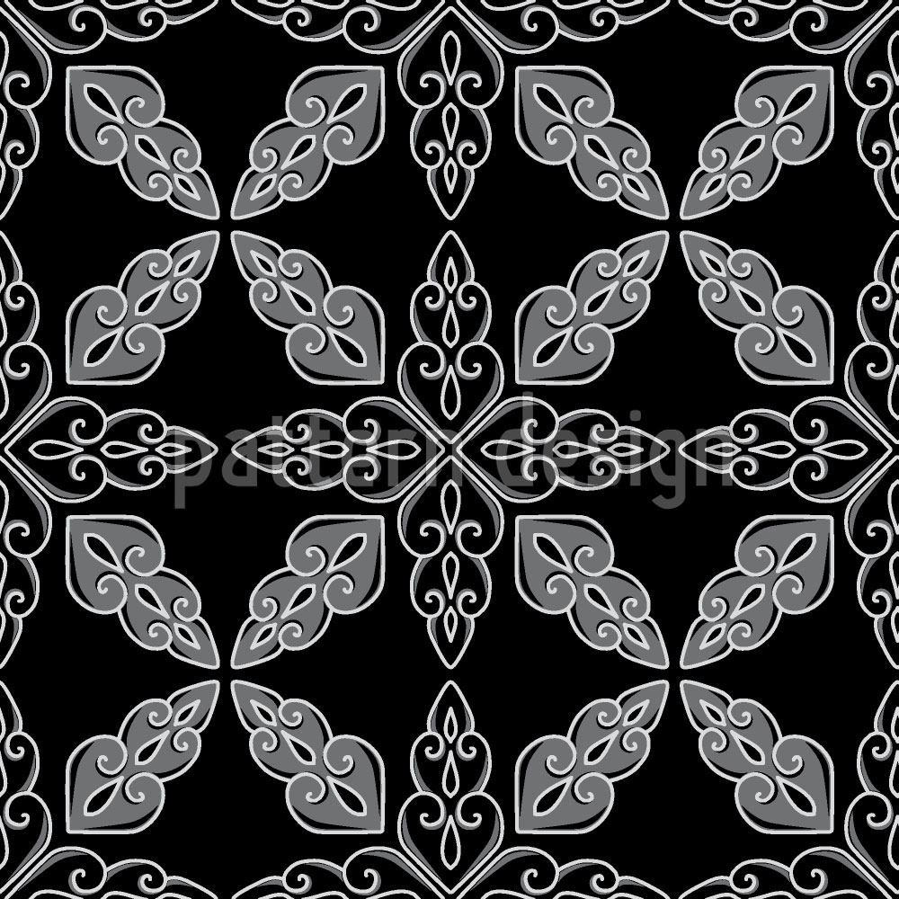 patterned-wallpaper-moroccan-black