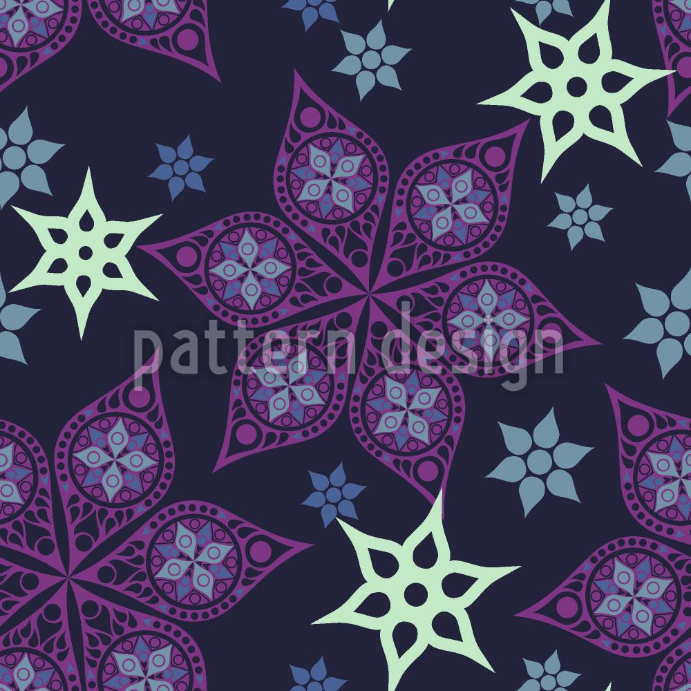 patterned-wallpaper-russian-starflowers