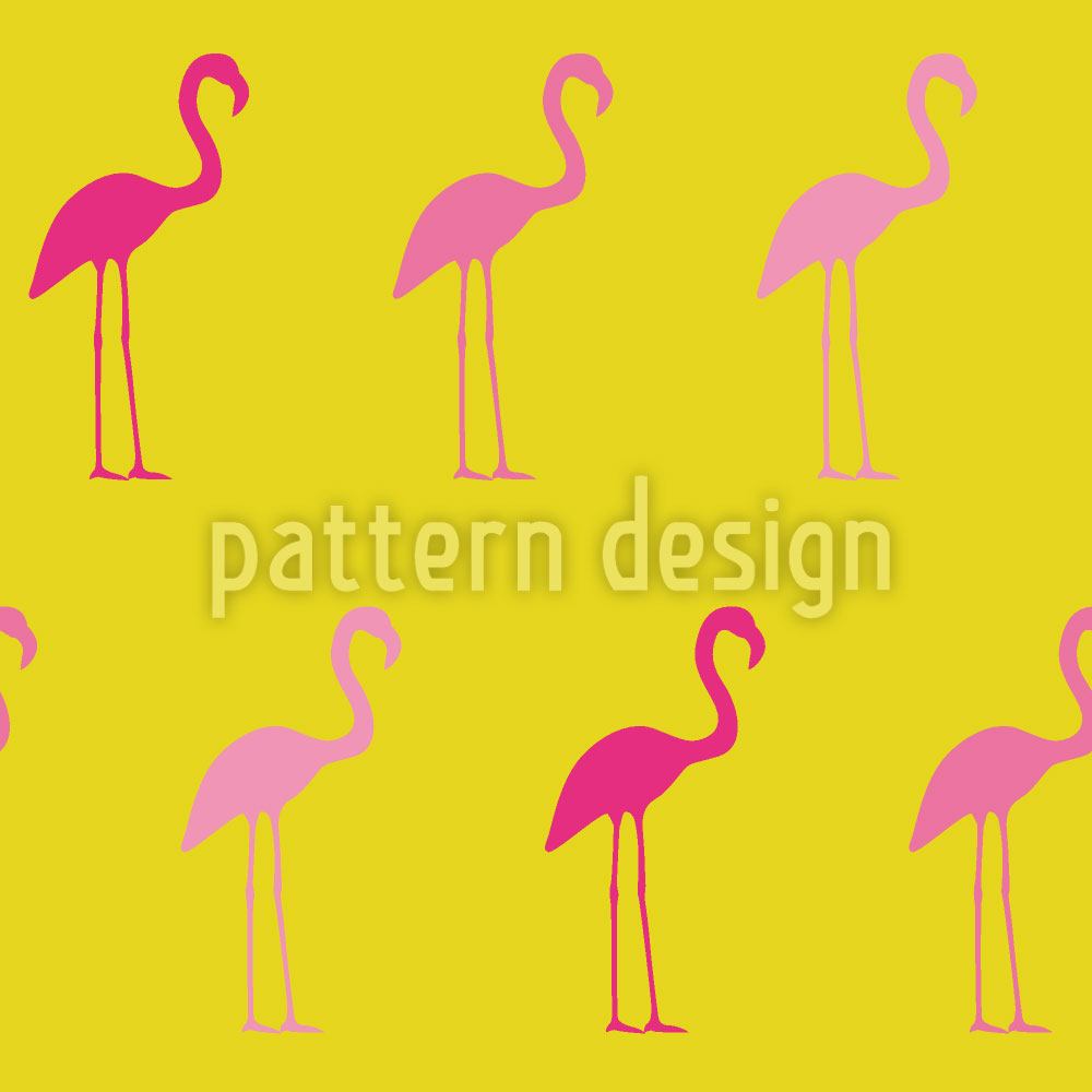 patterned-wallpaper-pretty-flamingo-rose