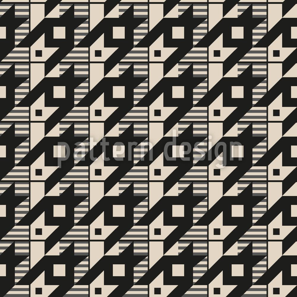 patterned-wallpaper-hounds-tooth-variation