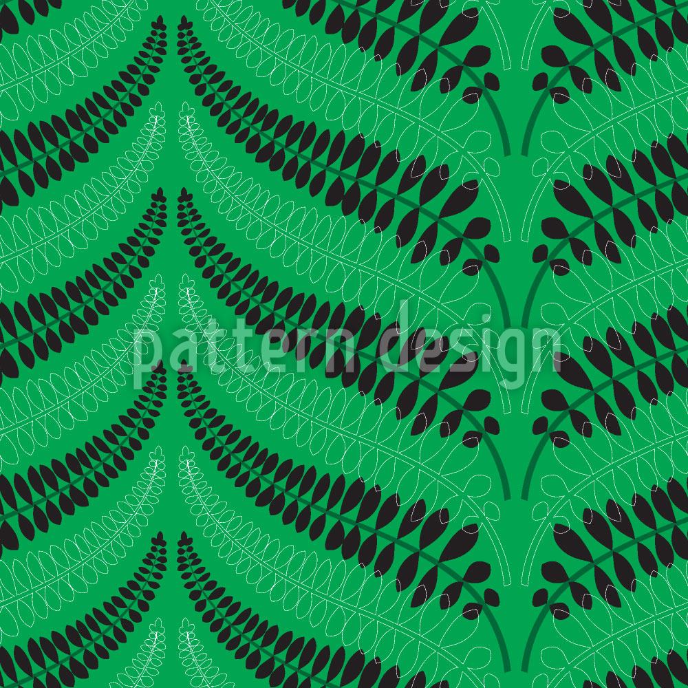 patterned-wallpaper-fern-leaves-chevron