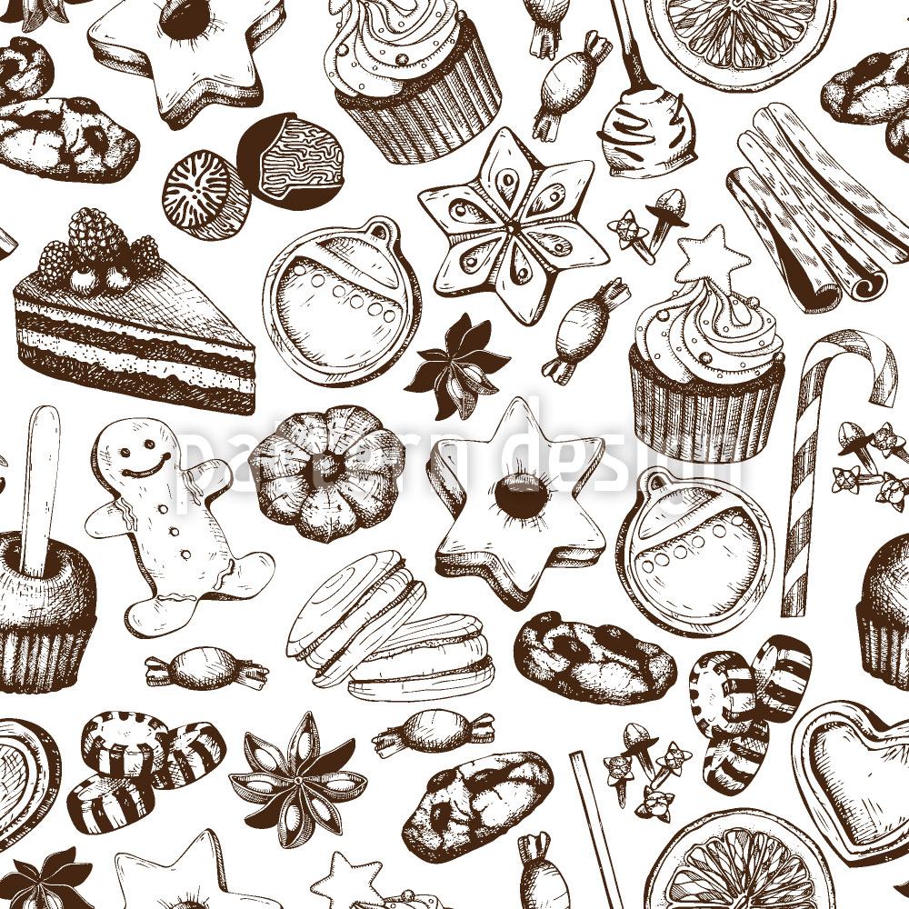 patterned-wallpaper-christmas-treats