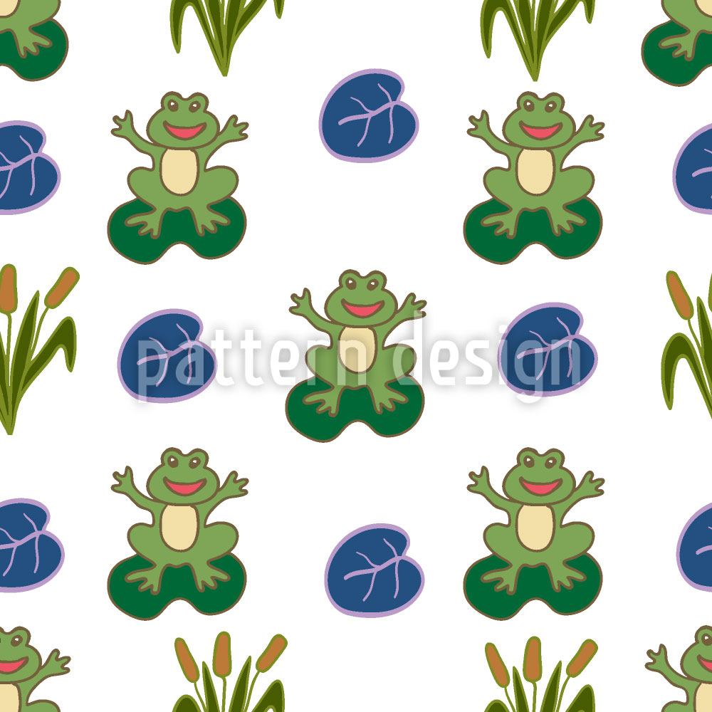 patterned-wallpaper-happy-frogs