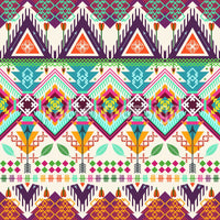 patterned-wallpaper-aztec-tribal-art