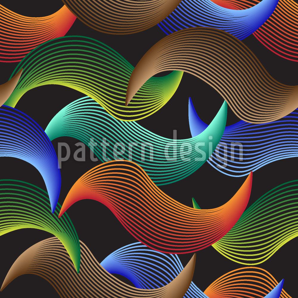 patterned-wallpaper-wave-illusion