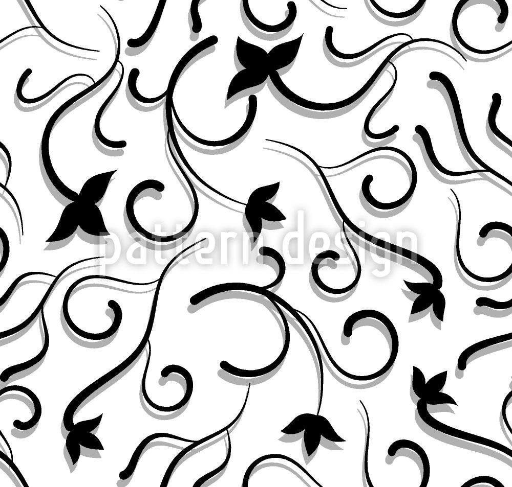 patterned-wallpaper-ivy-black-and-white