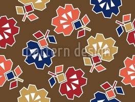 patterned-wallpaper-spiky-brown